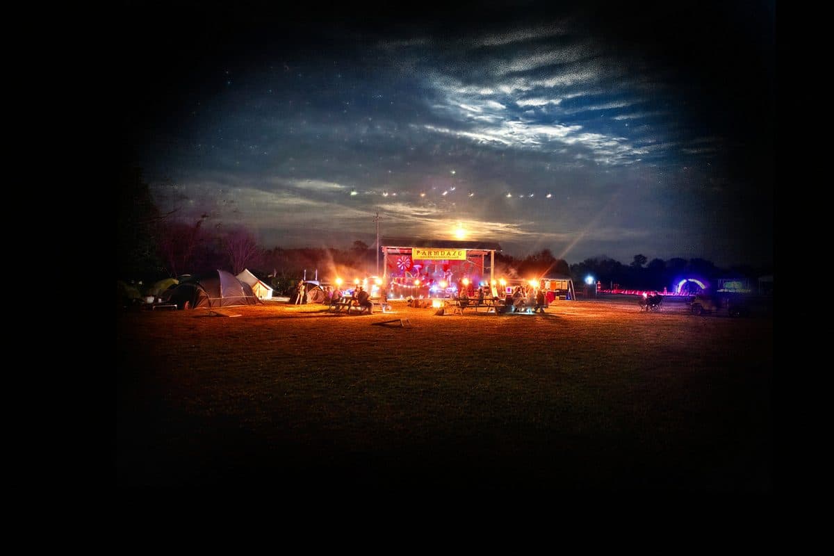 Farm Daze night stage